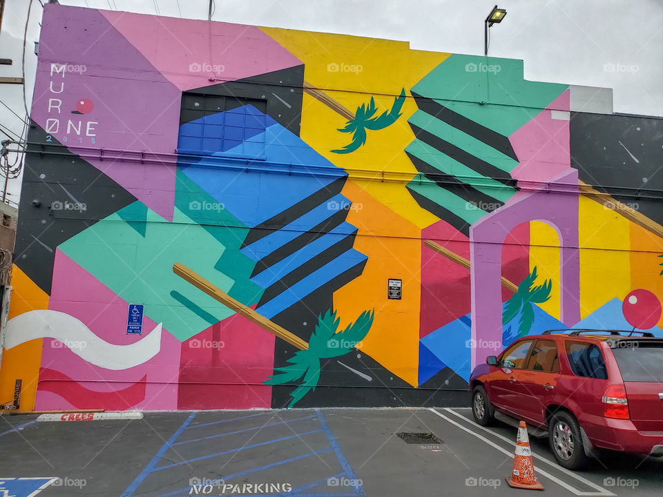 Mural Art Shapes DTLA