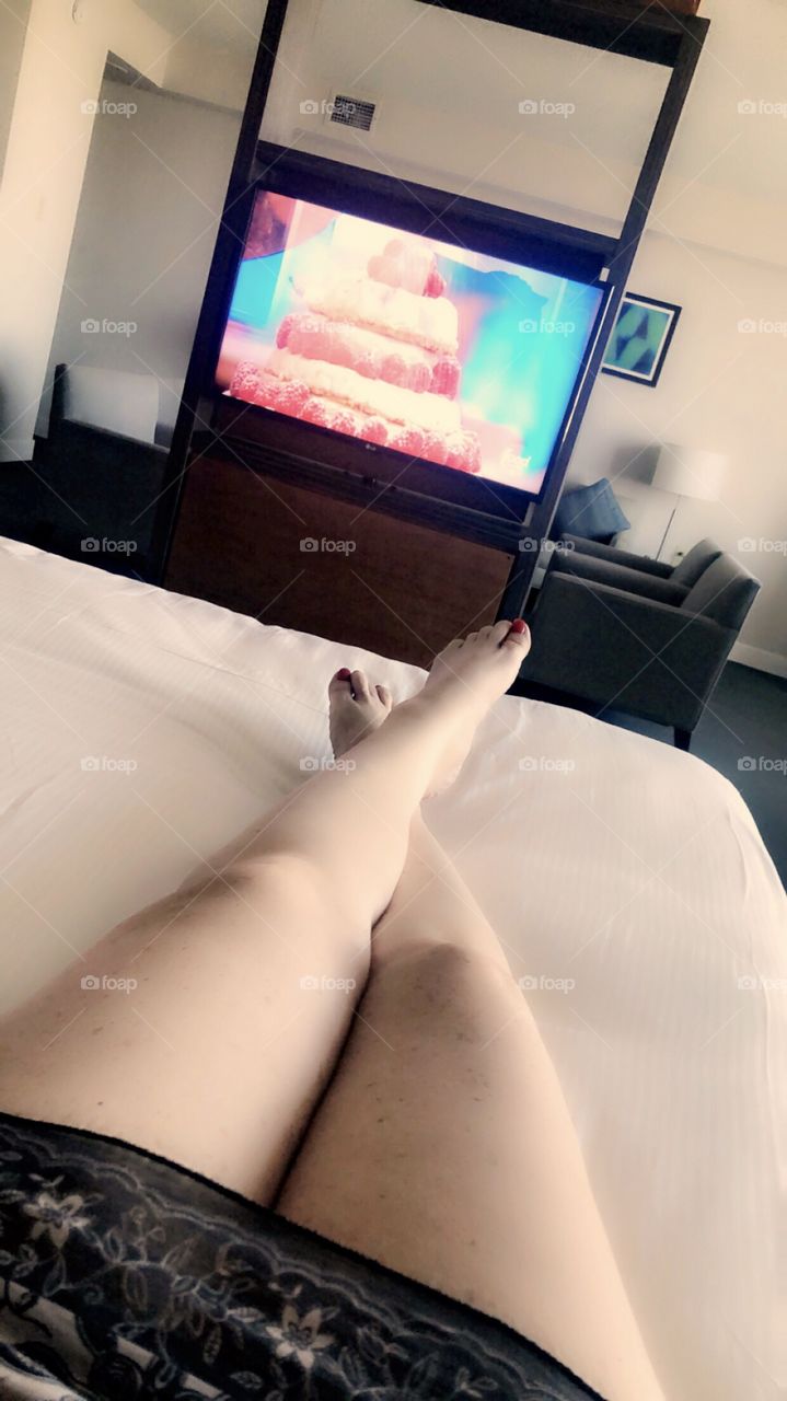 Legs in hotel