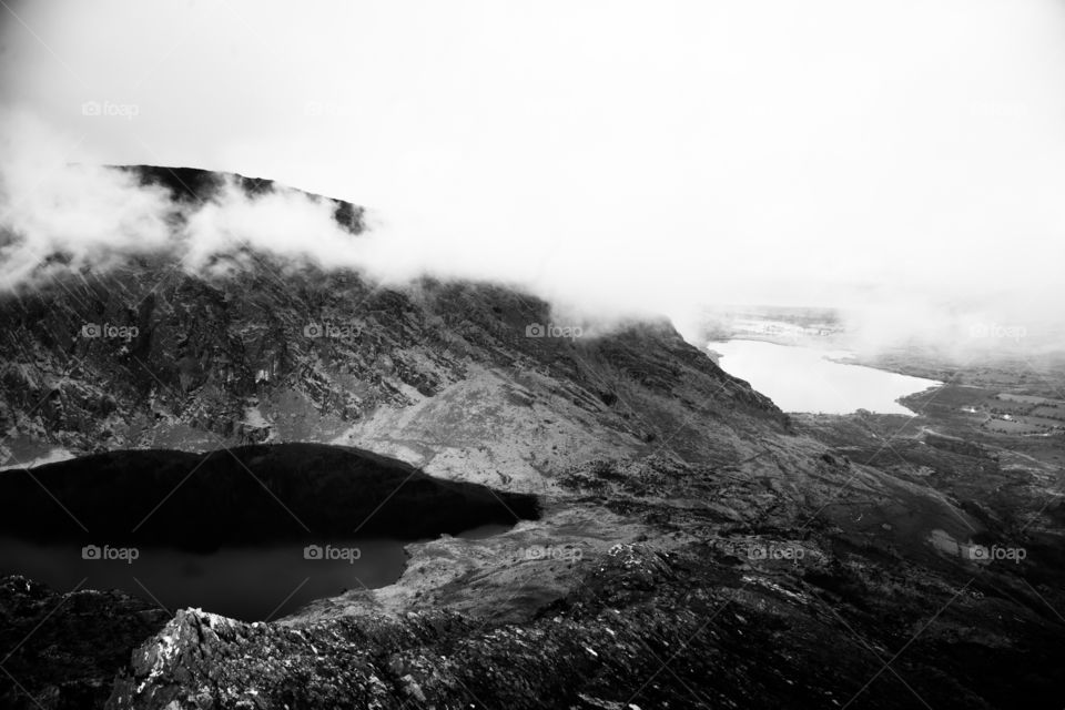 Landscape, Fog, No Person, Monochrome, Water