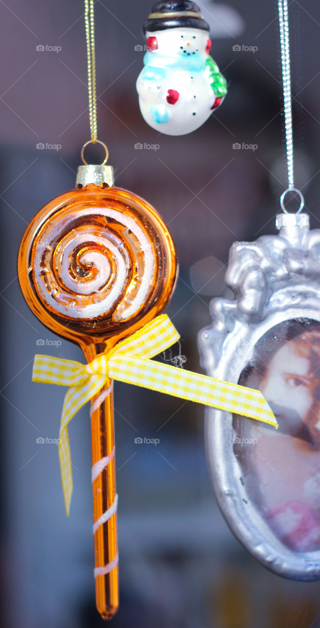 Christmas ornament lollipop