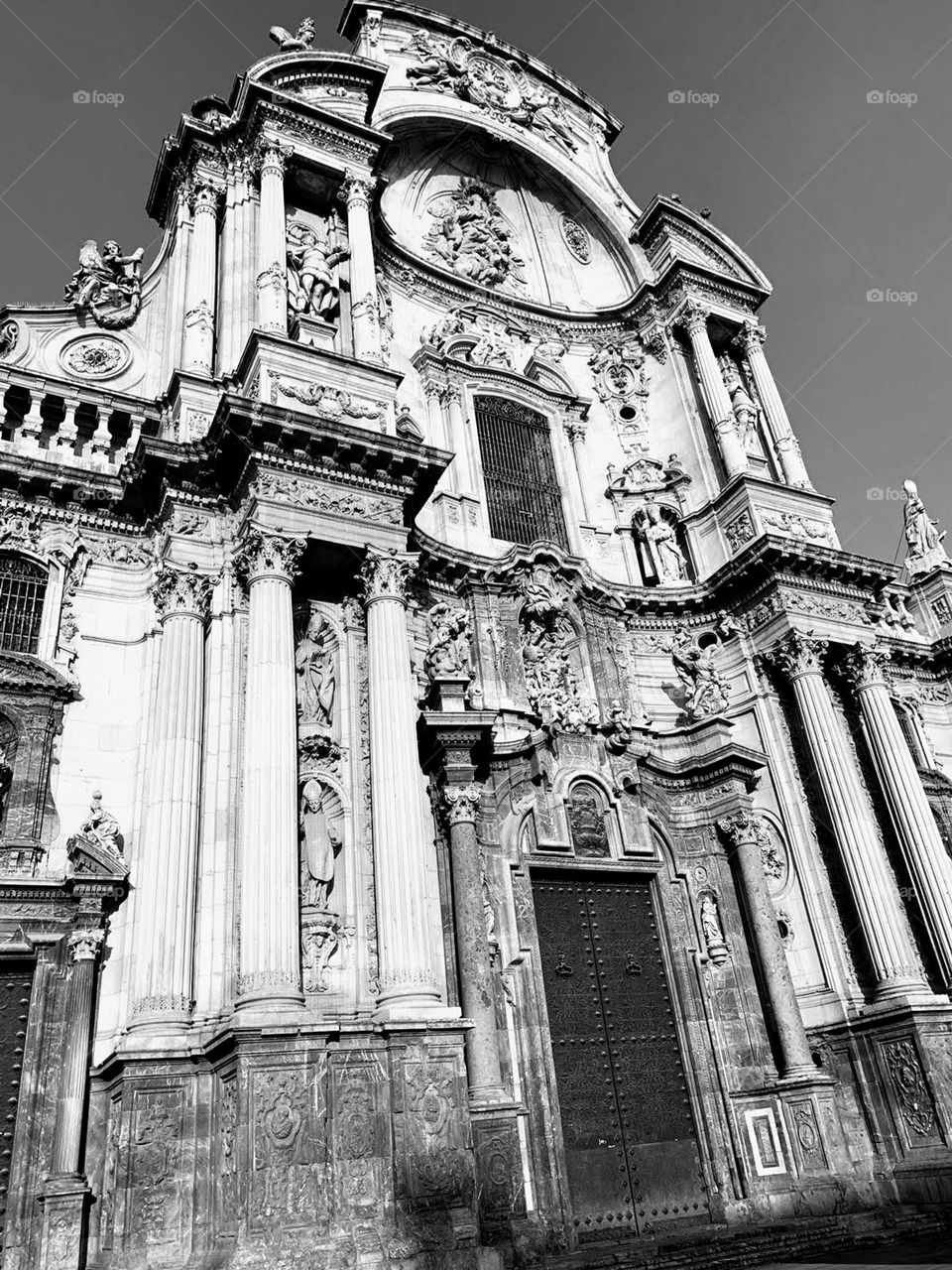 cathedral building in murcia spain