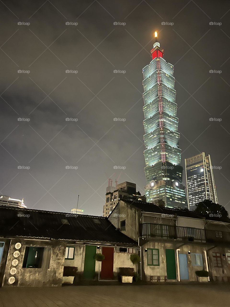 Taipei 101 night