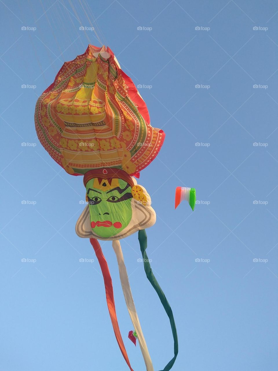 kathakali face kite