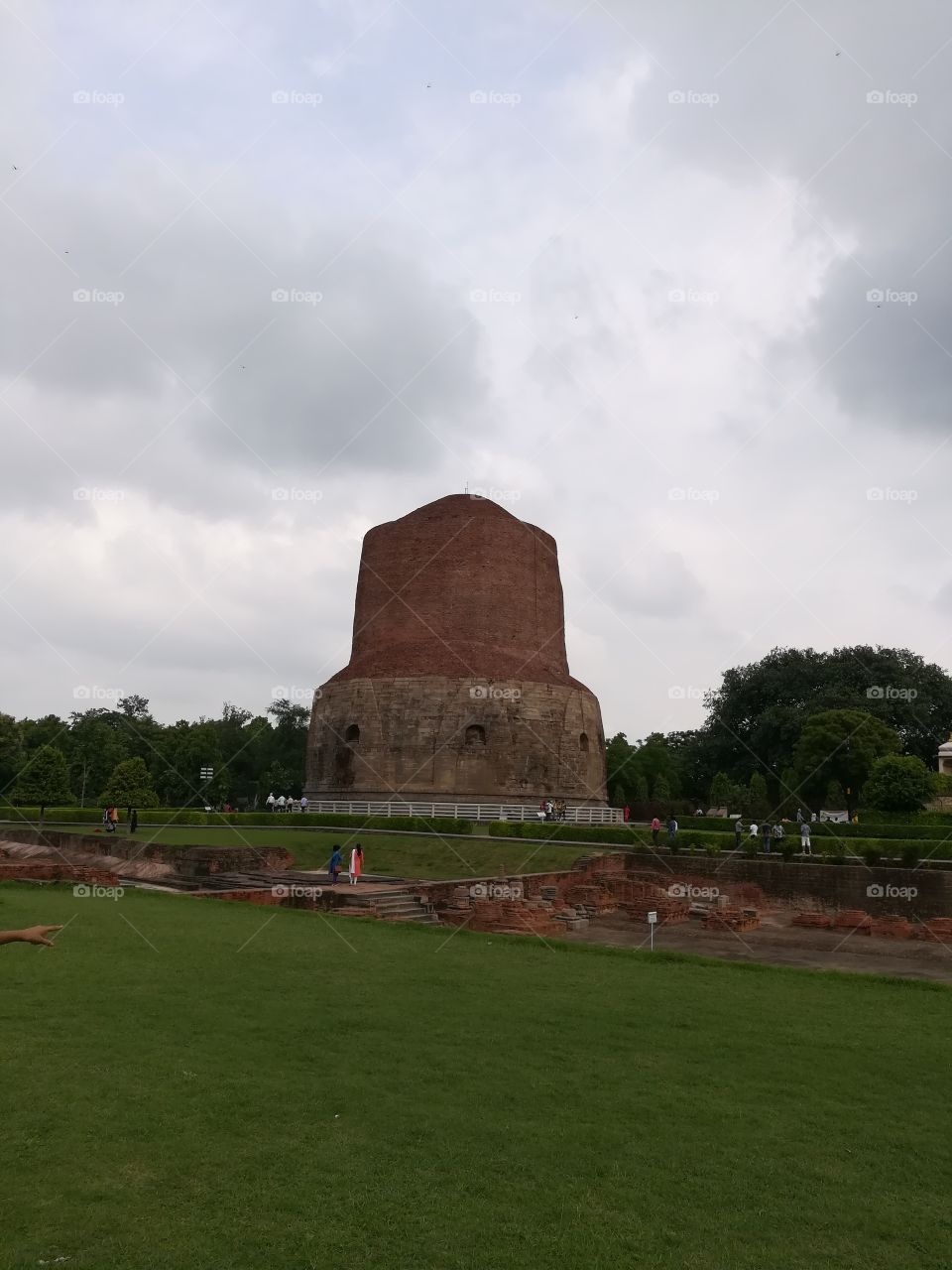 A day in Sarnath - Dhamekh Stup in Sarnath, Varanasi