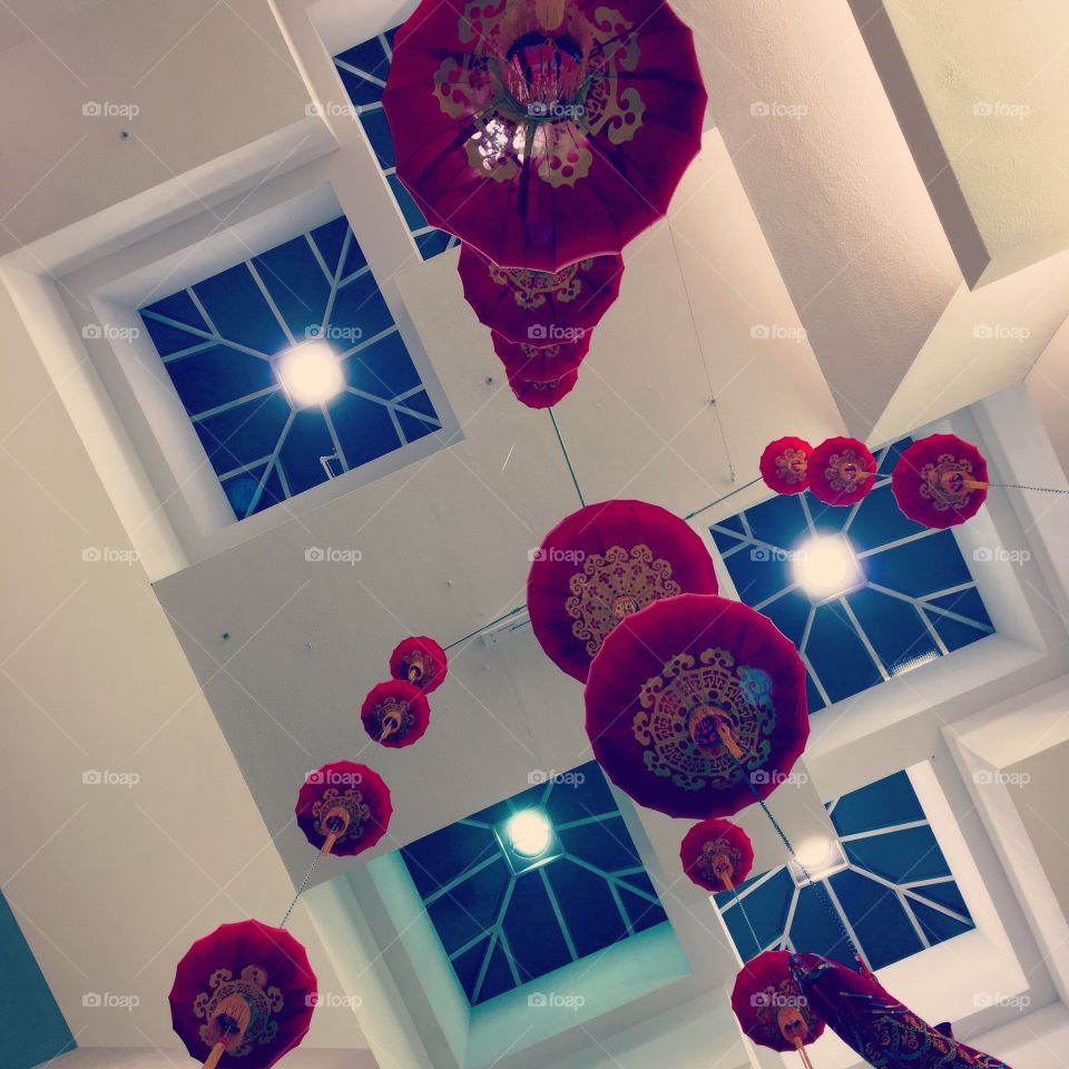 Chinese Lunar New Year decorations. 