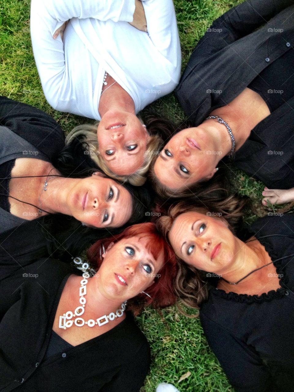 Lovely ladies in a ring