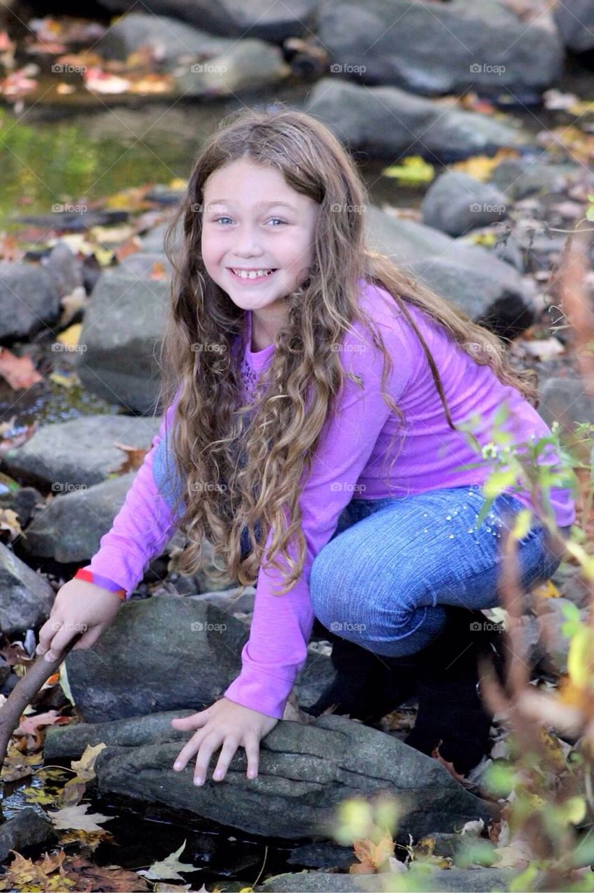 Playing in the River