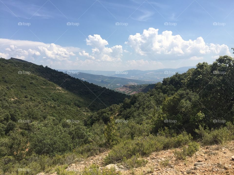 Hiking trail Spanish Pyrenees near Tremp