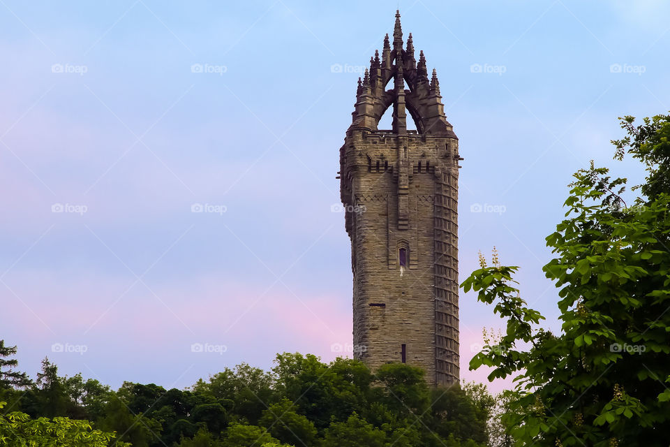 The National Wallace Monument, landscape, monument, Wallace, historic
