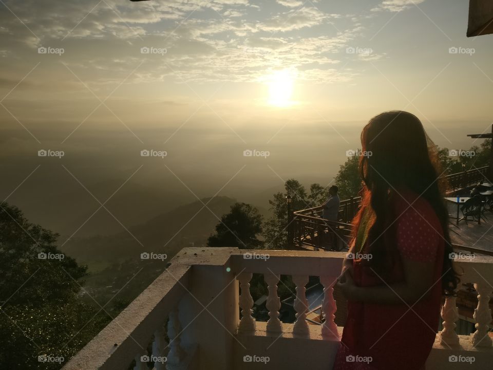 sunrise in  Nepal