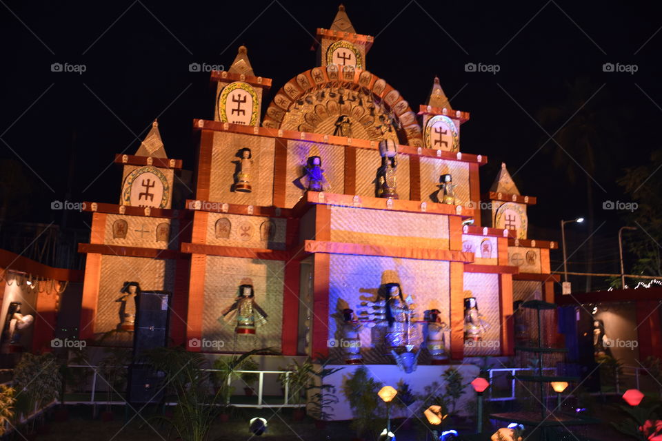 Durga puja pandal