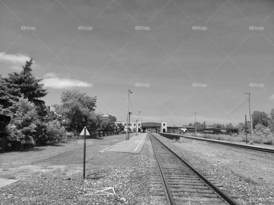 Railway ( black and white)
