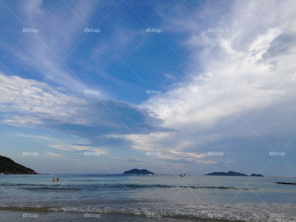 Traveling in the cloud drawing.