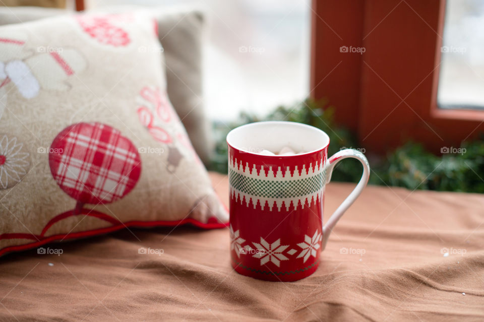 Close-up of coffee cup