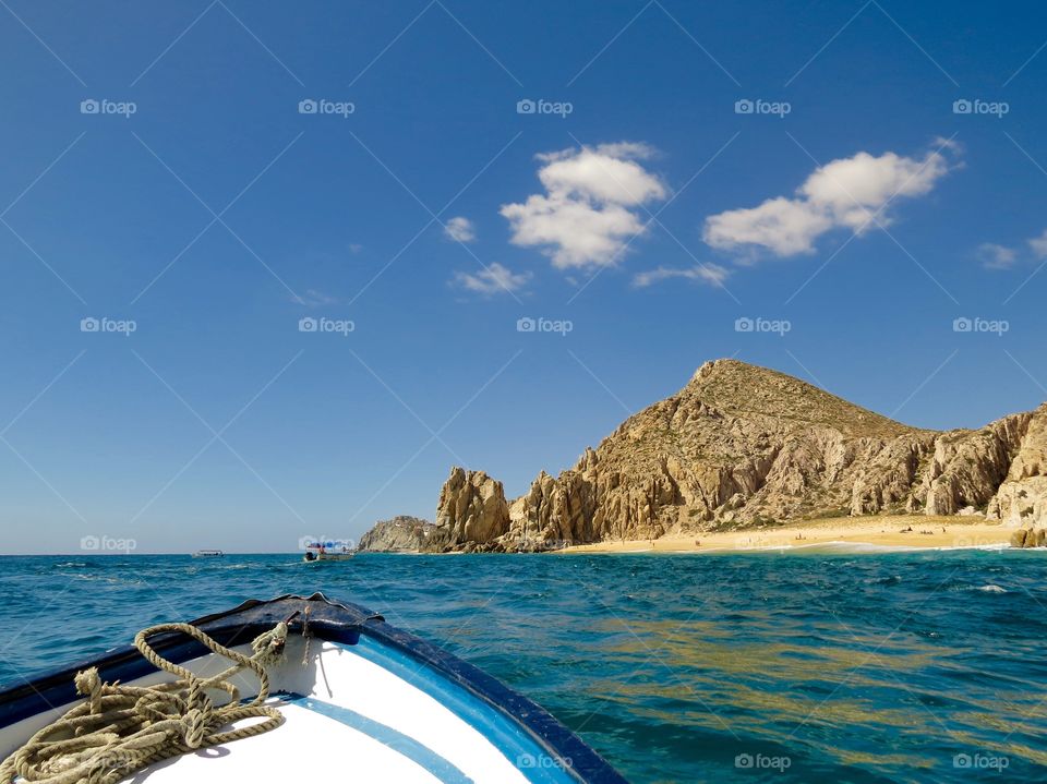 Boat tour at Land's End, Cabo San Lucas, Mexico