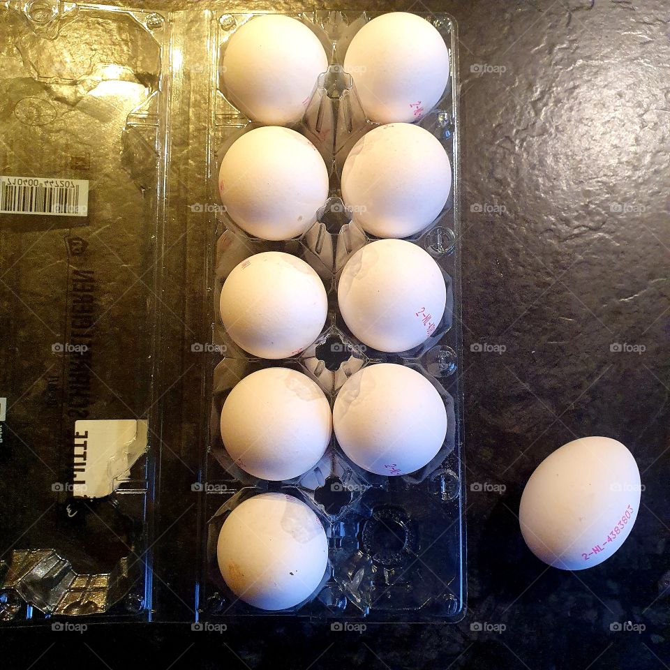 one egg from the box. ODD