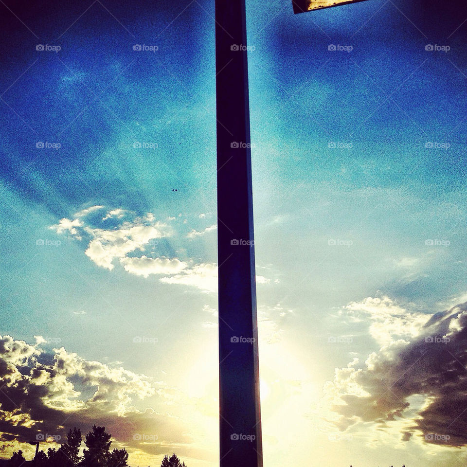 sky light blue summer by stykellee