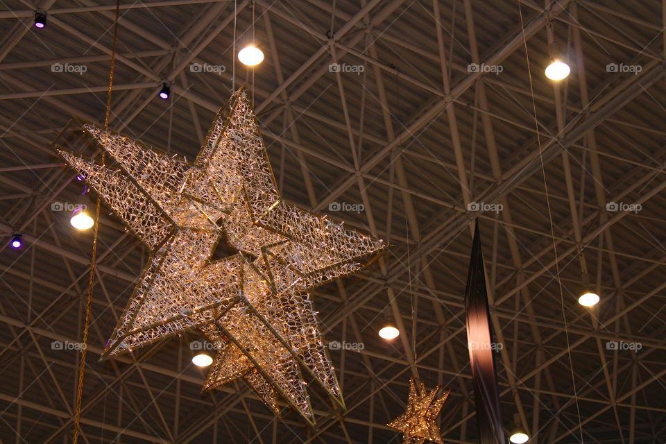 star Decorations in mall