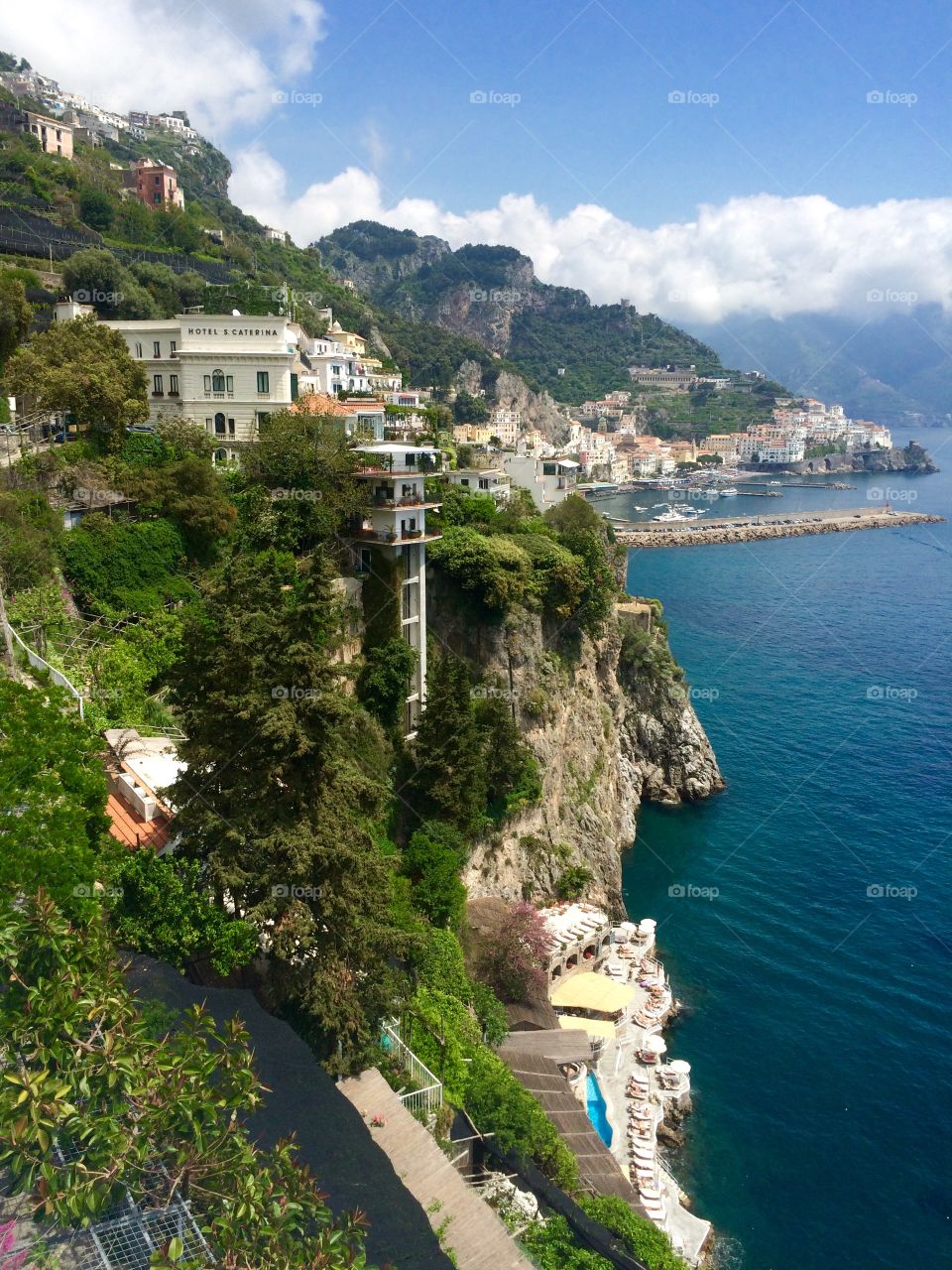 View of Amalfi Coast, Italy