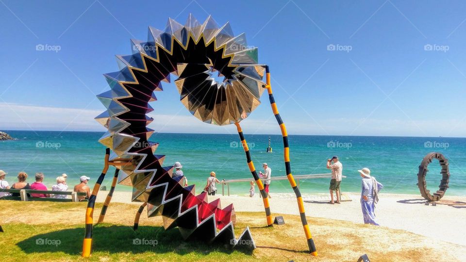 Enjoying the beach in summertime!
