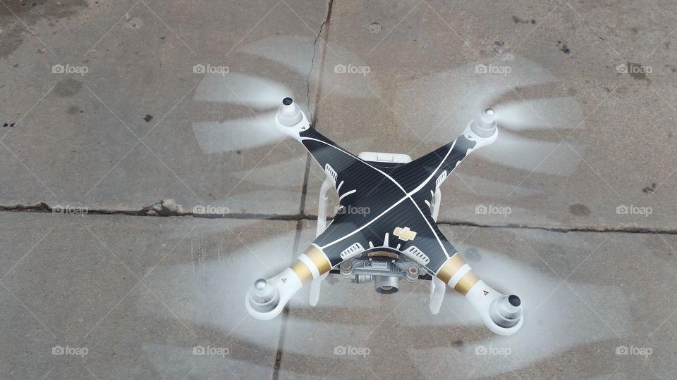 grounded drone