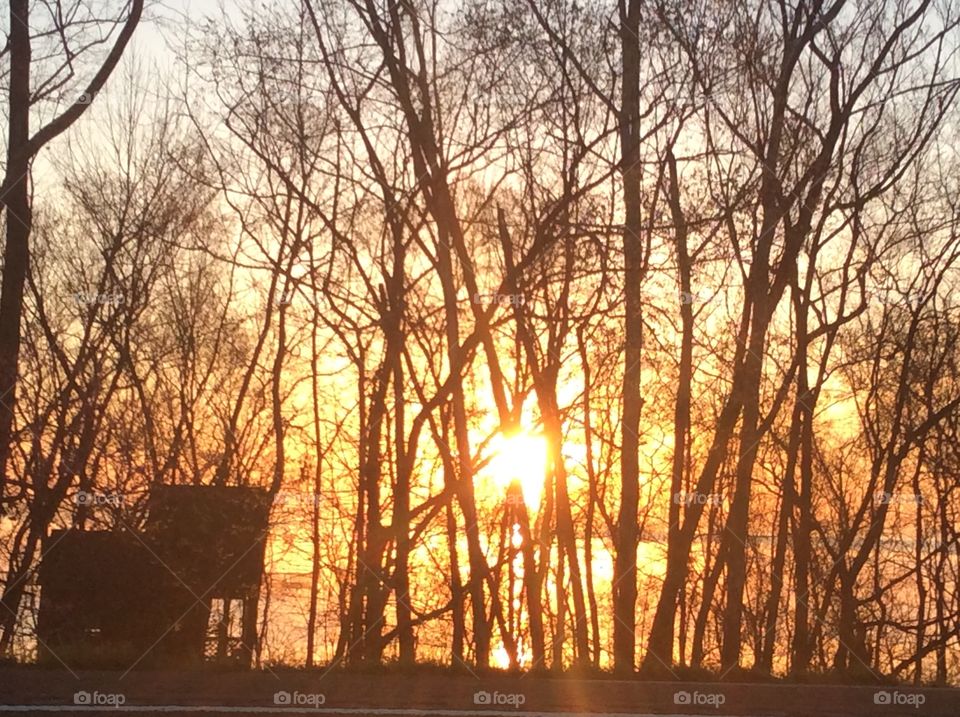 Sunrise on Lake Livingston
