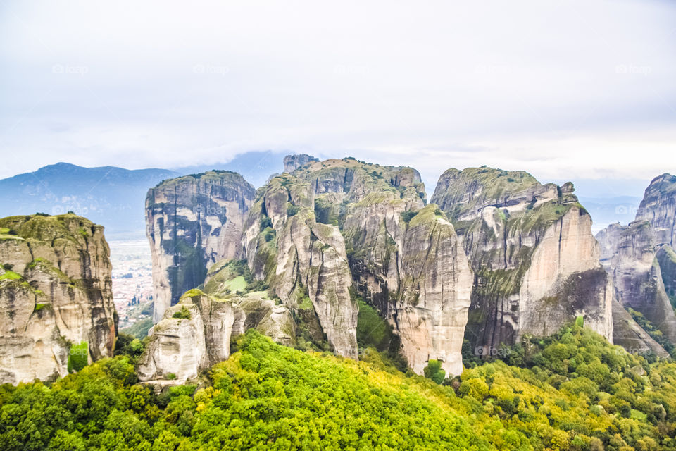 View Of Meteora In Greece
