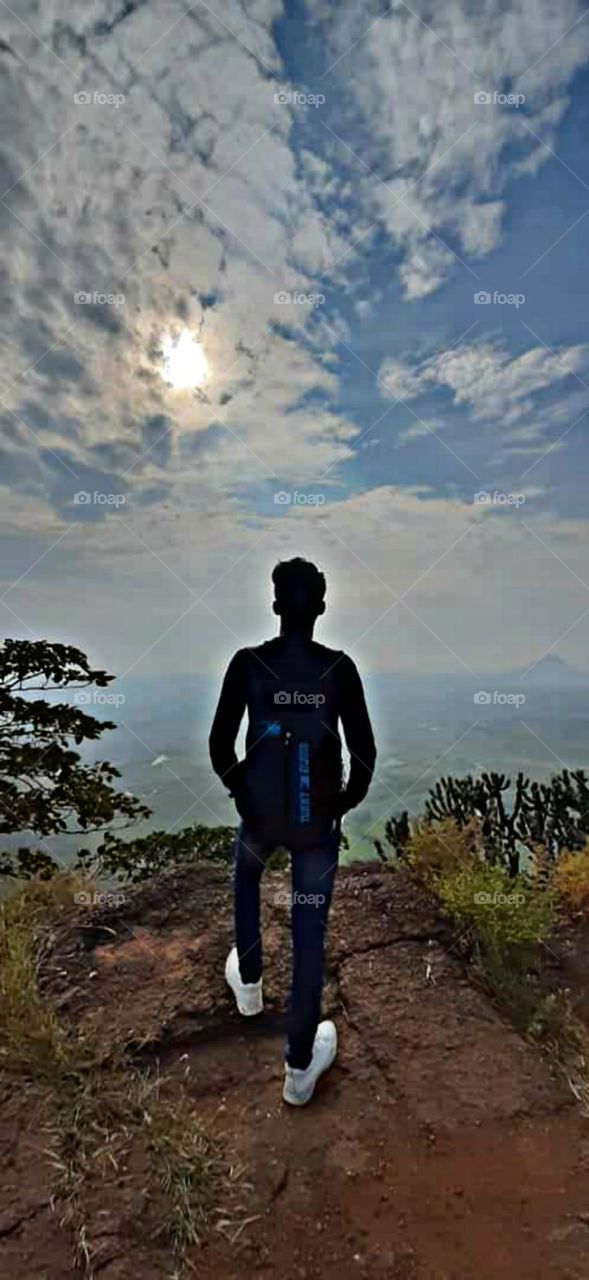 Feeling freshness with clouds n sun.