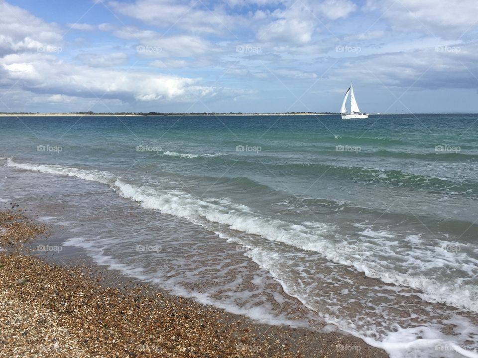 Boat at sea