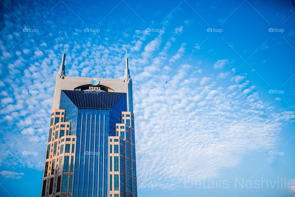 Nashville skyline. 