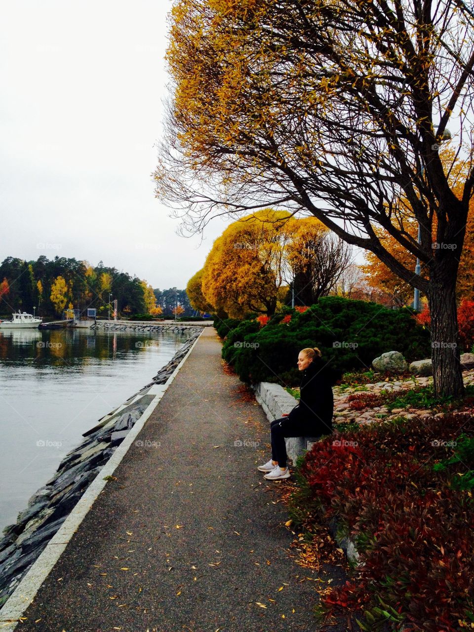 Falltime at Helsinki seaside