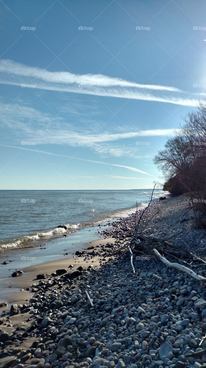 Lake Michigan, early winter