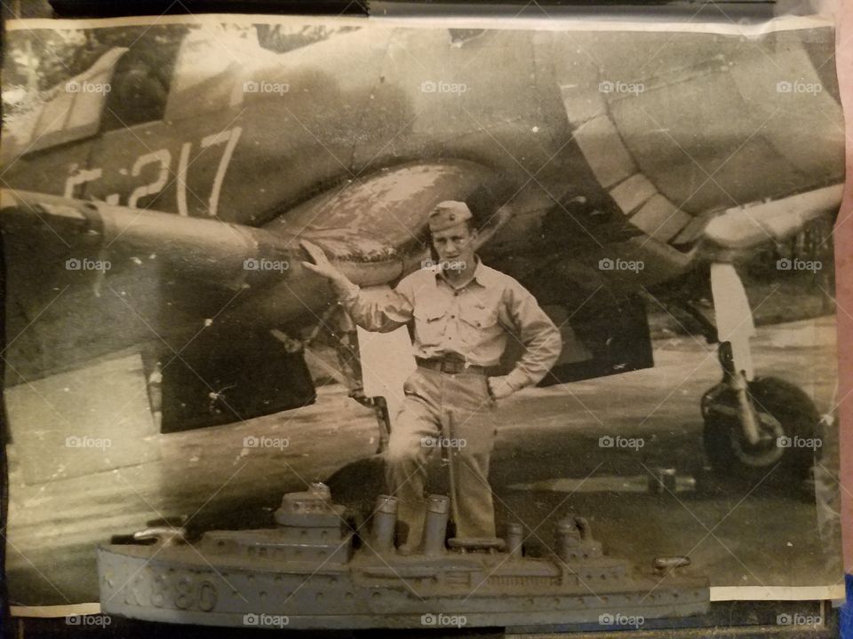 my dad, the ace fighter pilot for the Marine Corp