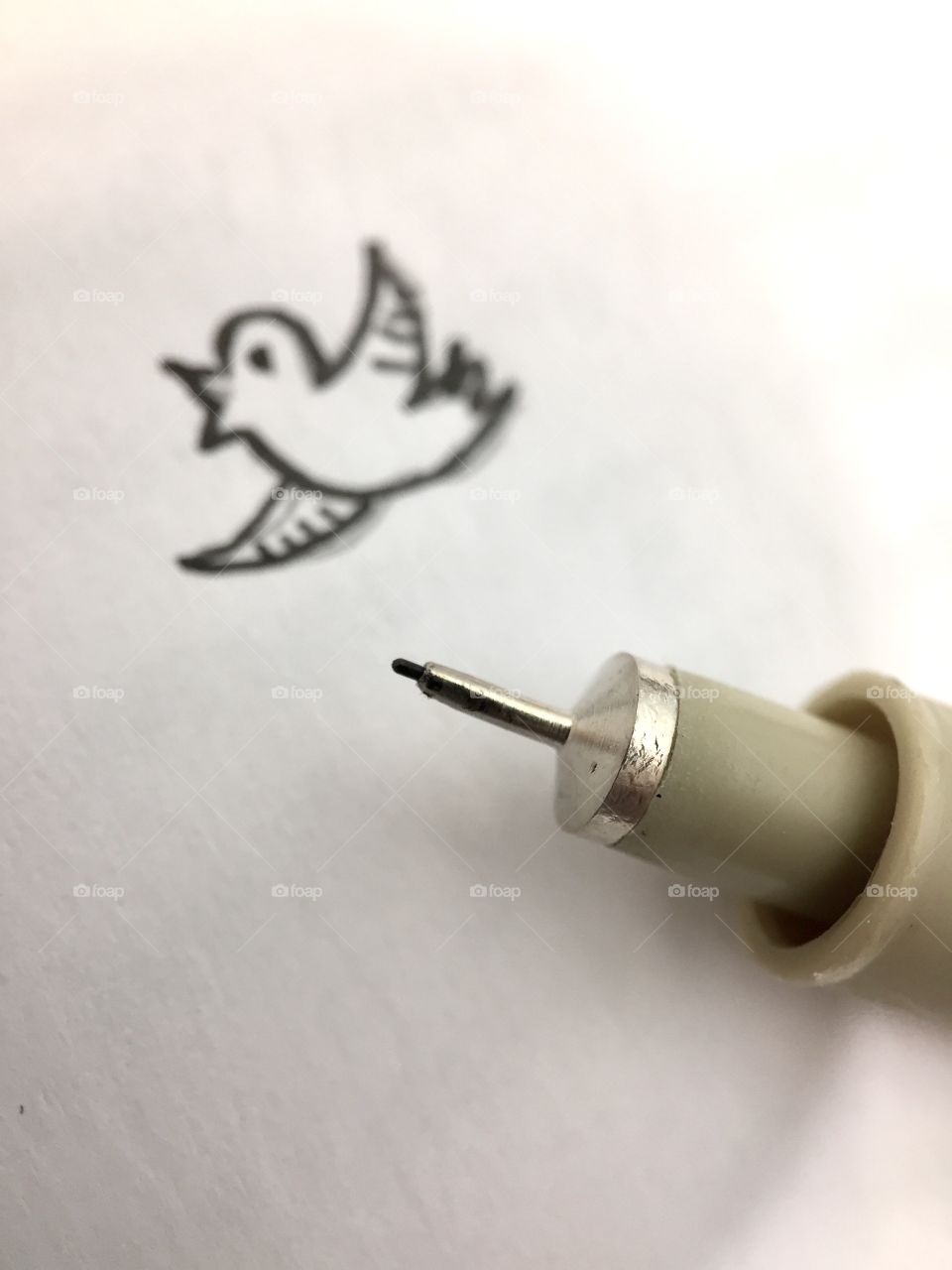 Ink Pen. Macro 