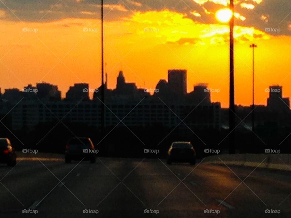 Sunrise over Baltimore 