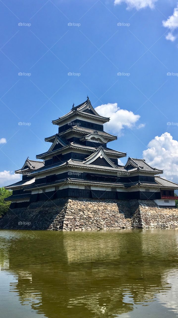 The oldest wooden Japanese castle in Japan Matsumoto 