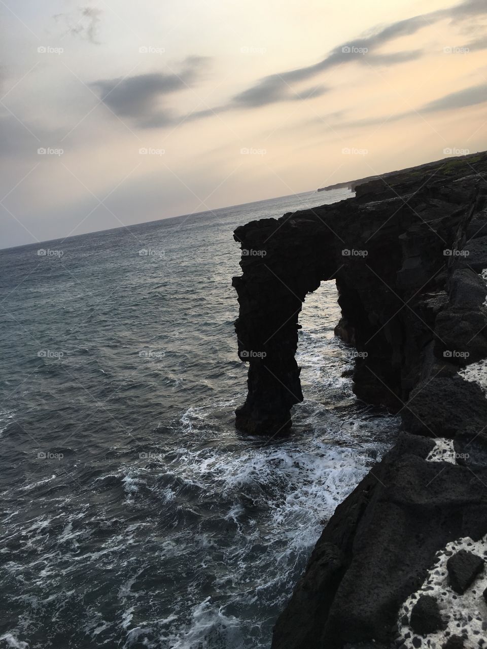 Sea cliff