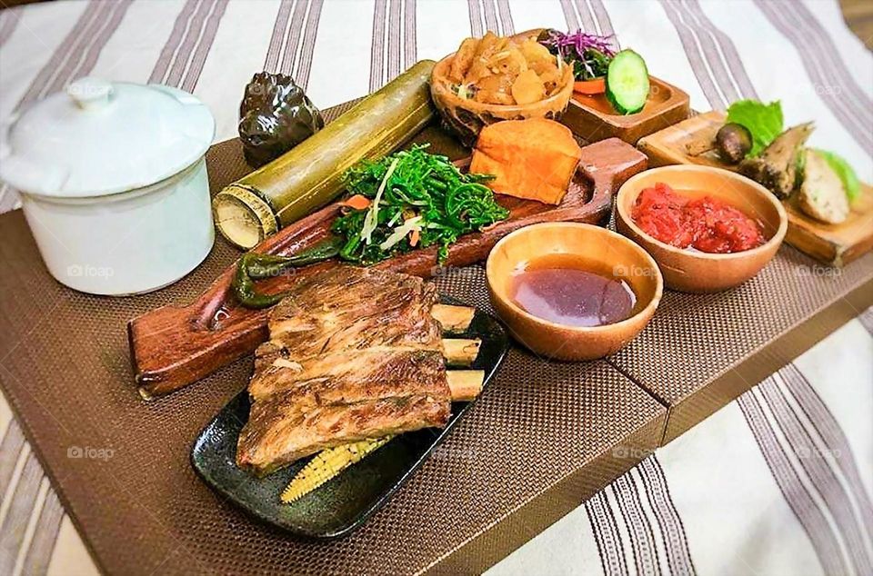 Delicious sumptuous meals