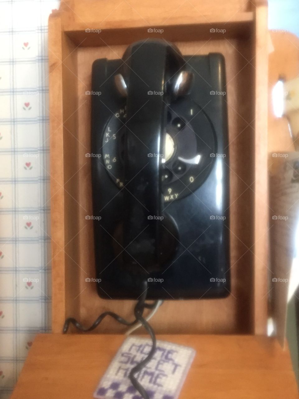 Old Rotary phone still in use my father has owned this phone for 40 years young children may be confused  on how to use this.