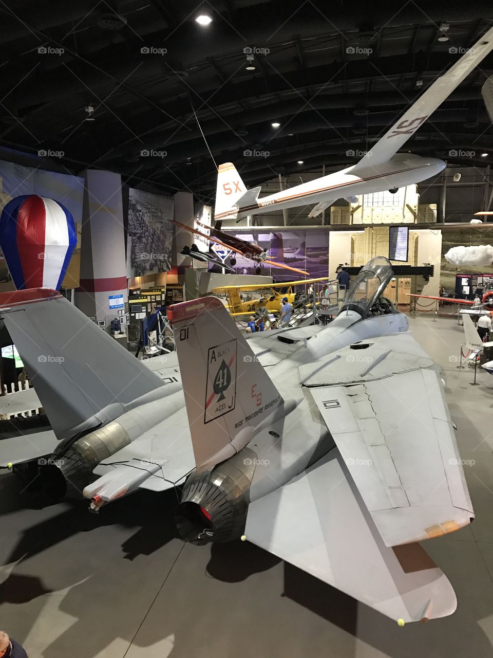 F-14 Tomcat inside Tulsa Air and Space Museum