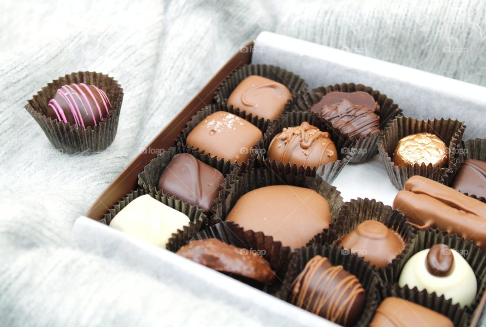 set of chocolates