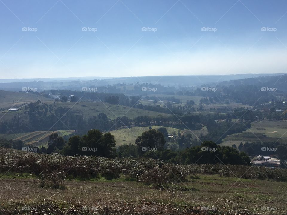 Mist of the morning view 