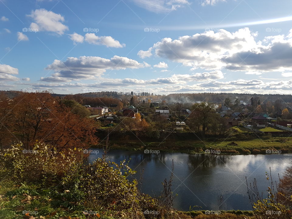 Russian town view 