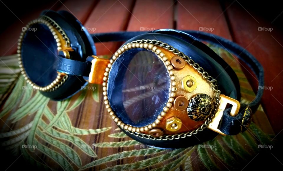 steampunk goggles art you can wear