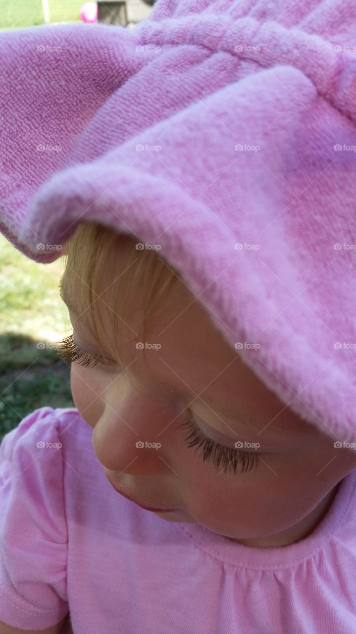 Those Lashes!. My baby girl has the longest, most beautiful lashes. Everyone is always complimenting her on them!