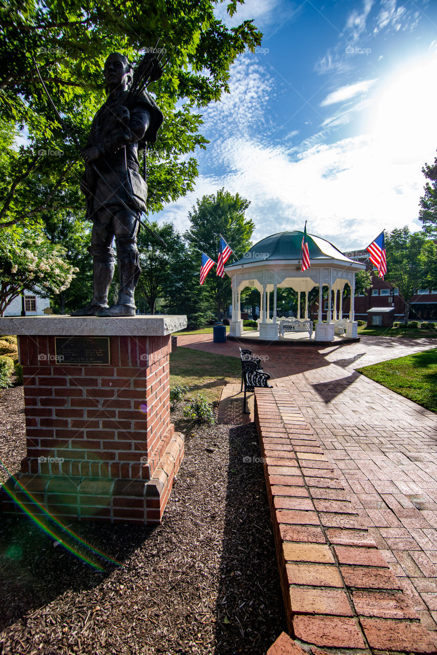 Main Street Park downtown Canton Georgia
