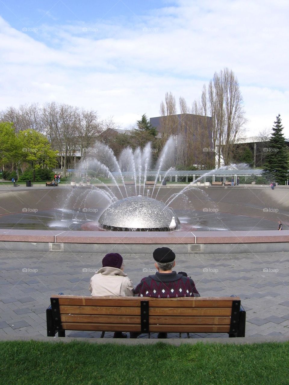 Fountains make romantic viewpoints