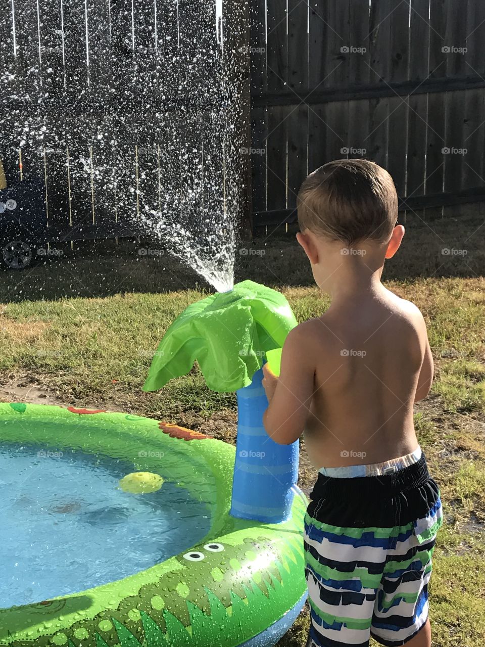 Backyard water fun!