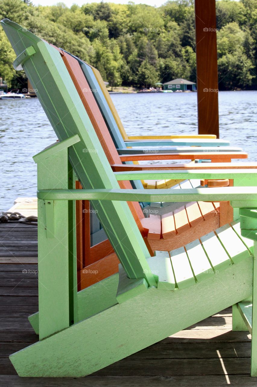 Chairs by the Lake