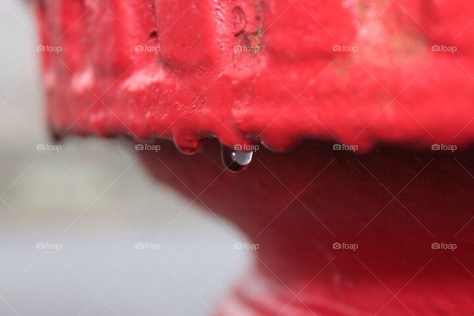 red water drip post box by jodie.dobson.77